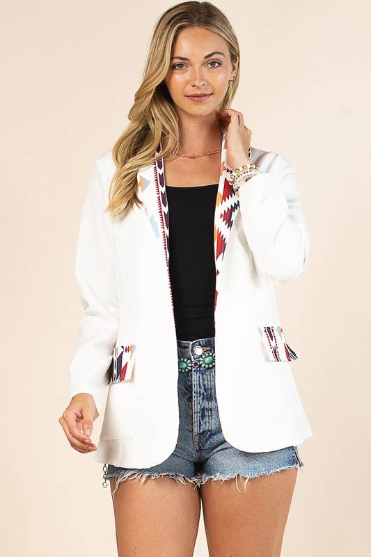 Alice Aztec Blazer-Branded Envy