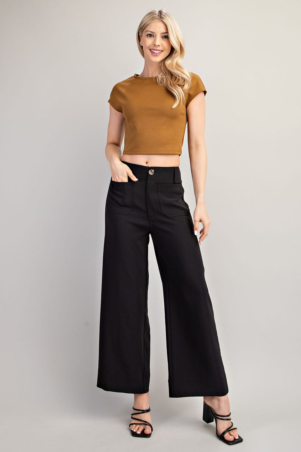 Della Cropped Pant-Bottoms-Branded Envy