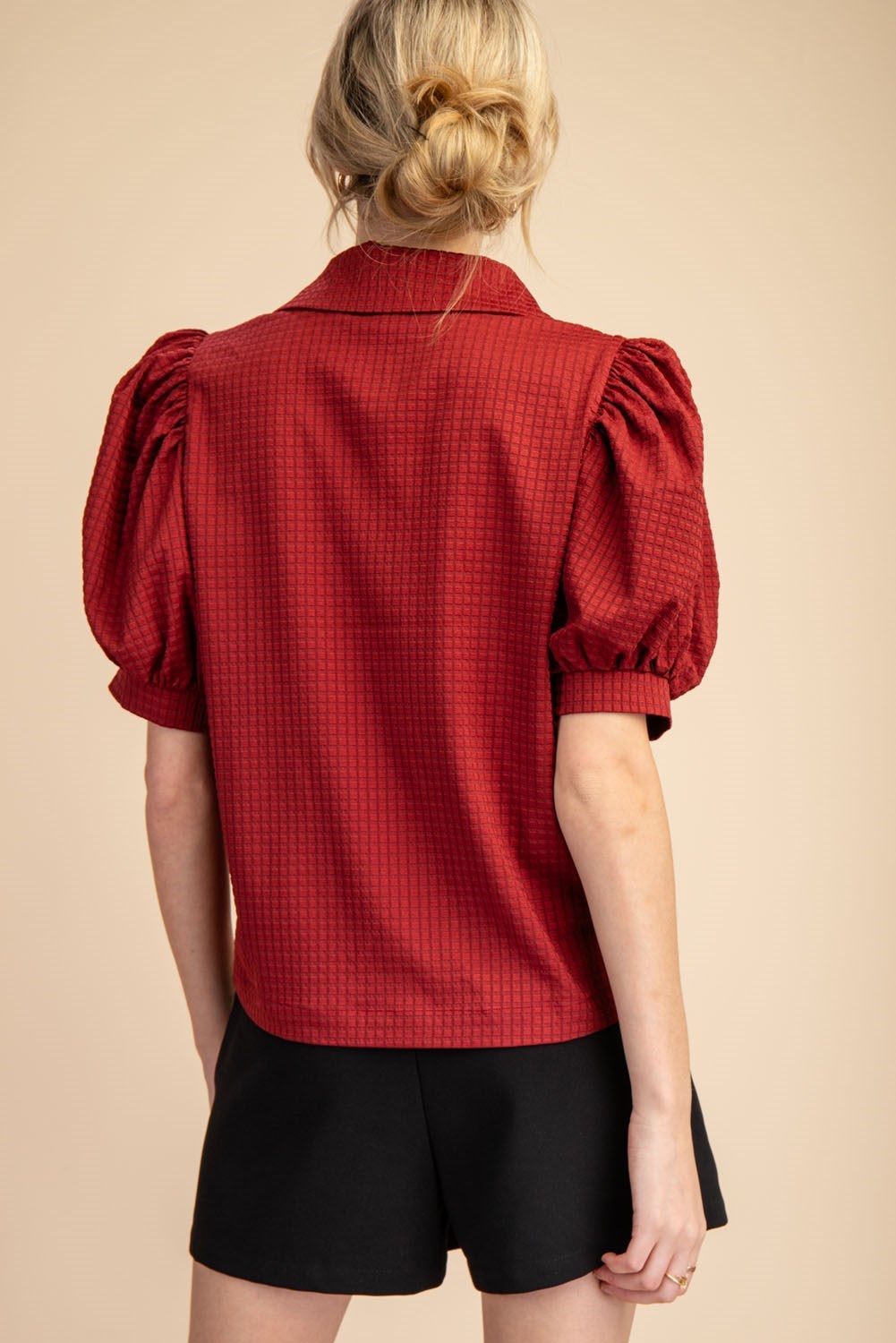 Elsie Puff Sleeve Top-Fashion Top-Branded Envy