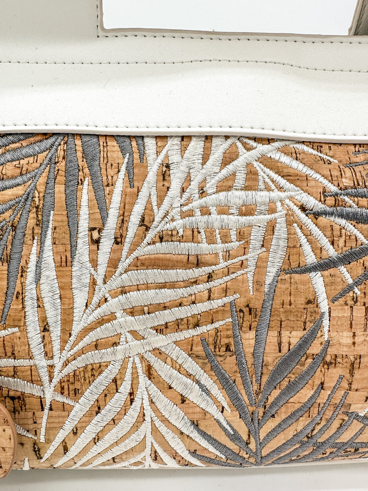 Naughty Monkey Palms Handbag in White-Accessories-Branded Envy