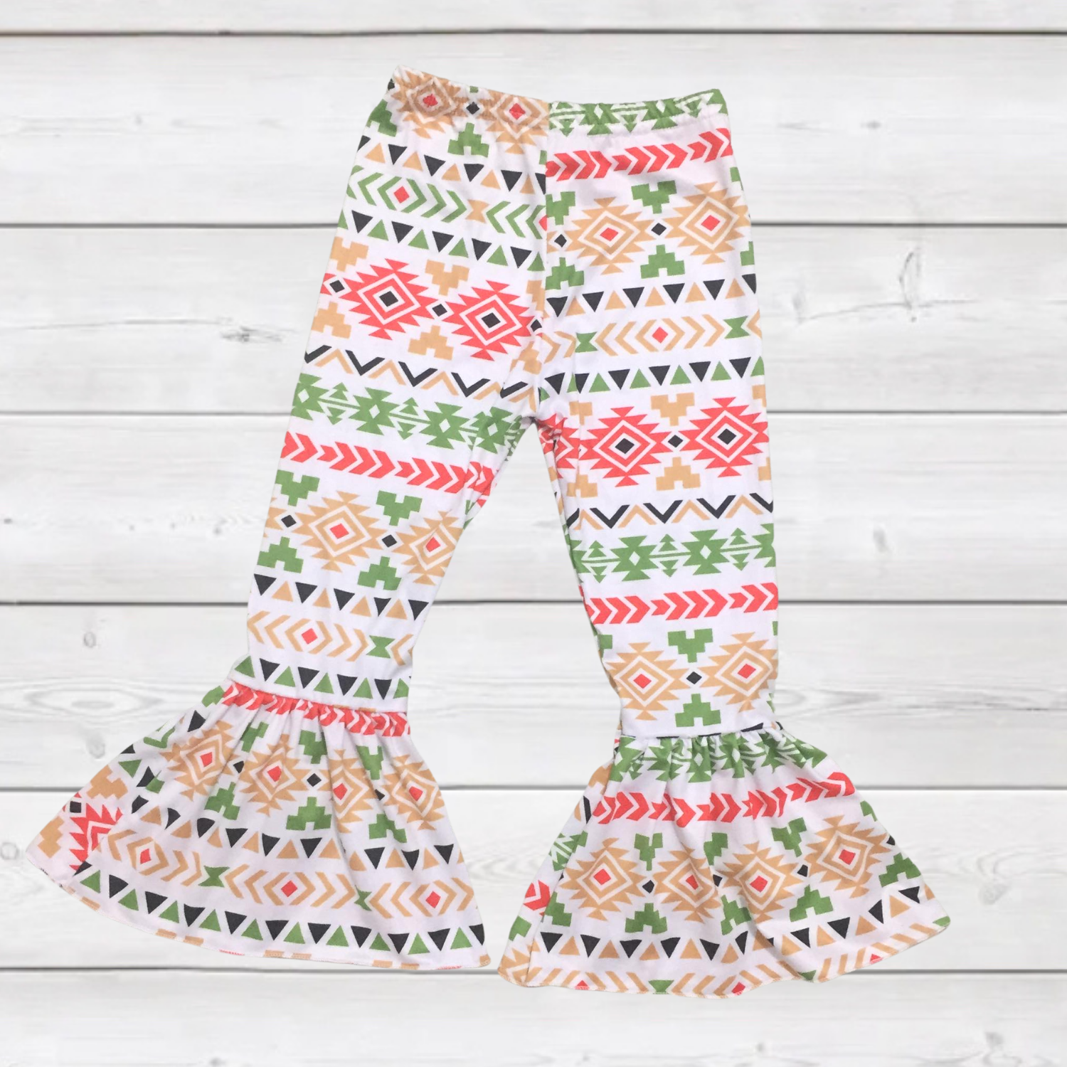 Pink Aztec - Bell Bottom Pants-Kids Fashion-Branded Envy