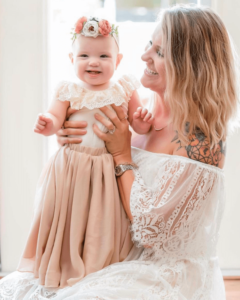 Aurora Maxi Skirt (Toddler) - Champagne-Skirts-Branded Envy