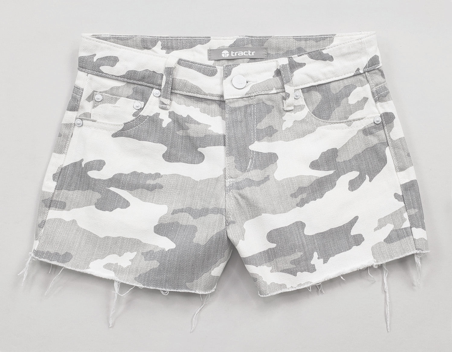 Brittany 5 Pocket Camo Shorts-shorts-Branded Envy