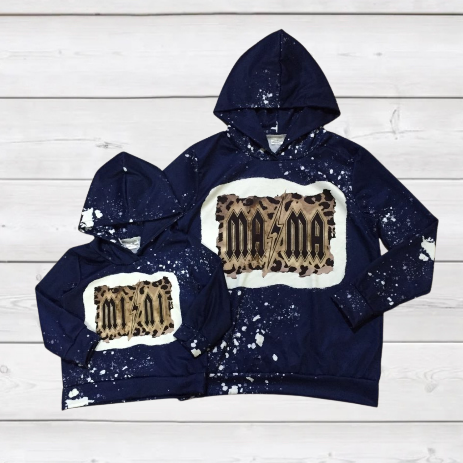 Mommy and Me Hooded Charcoal Sweatshirt (adult)-Hoodie-Branded Envy