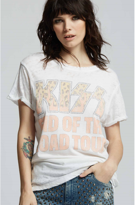 Kiss End of the Road Tour Graphic Tee-Graphic Tee-Branded Envy