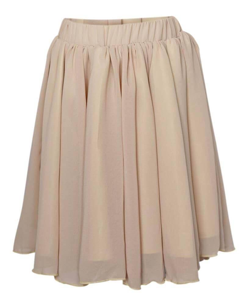 Aurora Maxi Ladies Skirt - Champagne-Skirts-Branded Envy