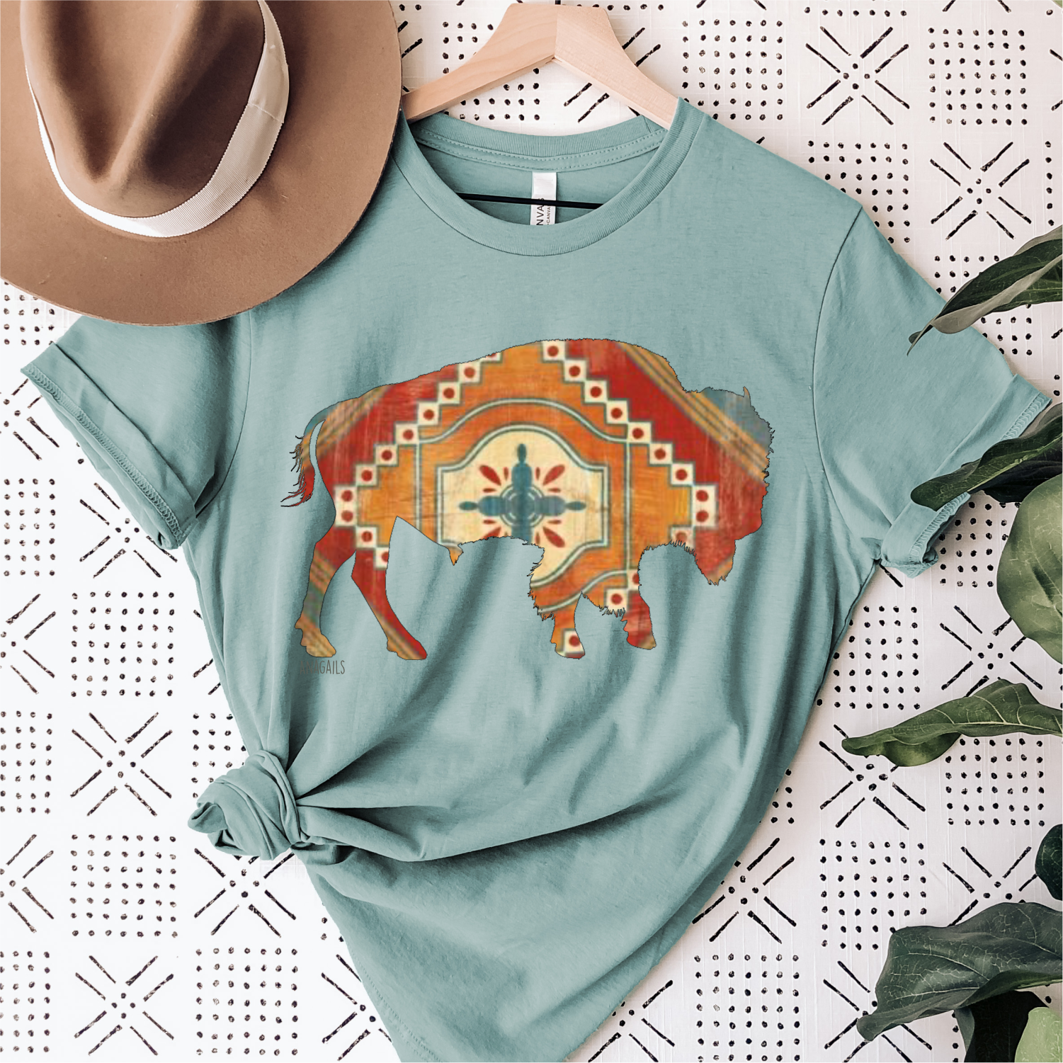 Roaming Buffalo Graphic-Graphic Tee-Branded Envy