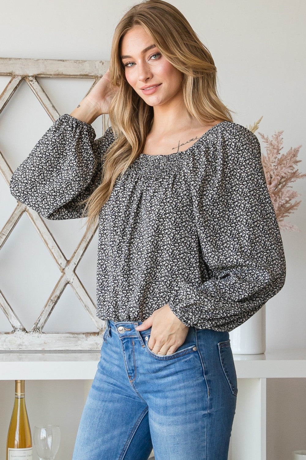 Claudia Floral Bodysuit-bodysuit-Branded Envy