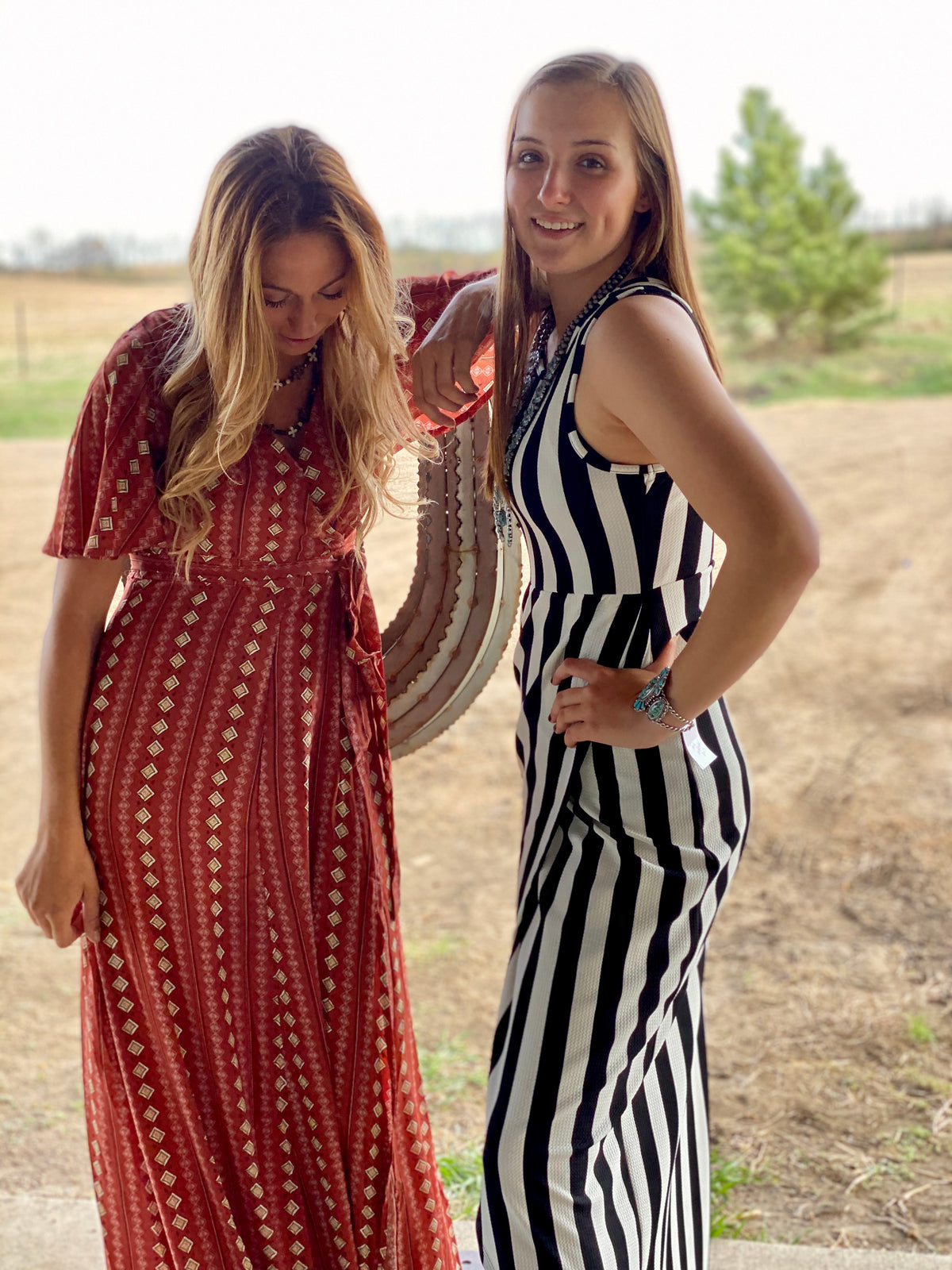 Striped Darlin Dress-Dresses-Branded Envy