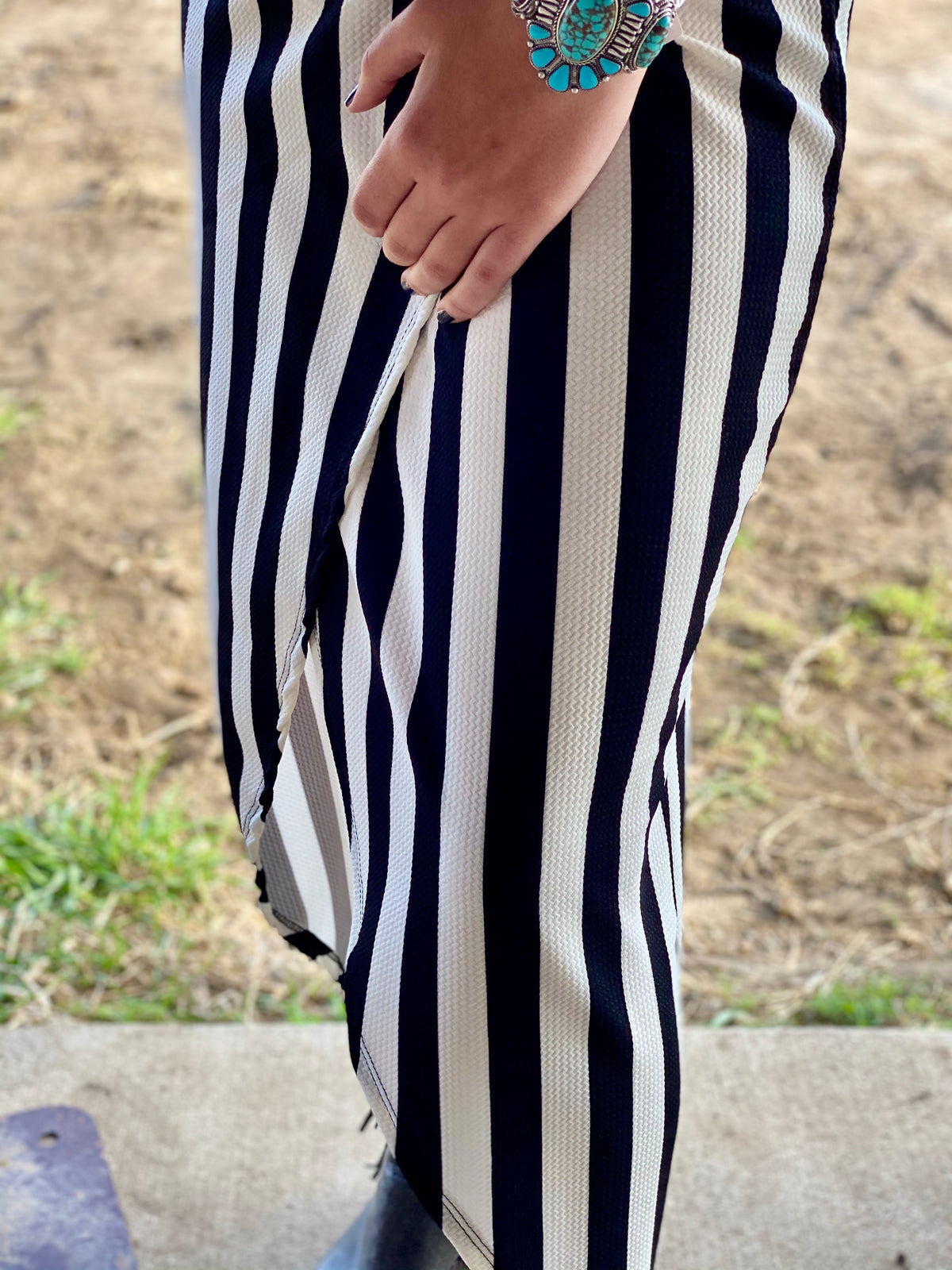 Striped Darlin Dress-Dresses-Branded Envy