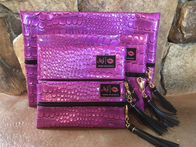Purple Kinda Pink Makeup Junkie-Bag-Branded Envy