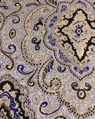 100% Silk Wild Rag Cowboy, Jaquard, Paisley-Scarf-Branded Envy