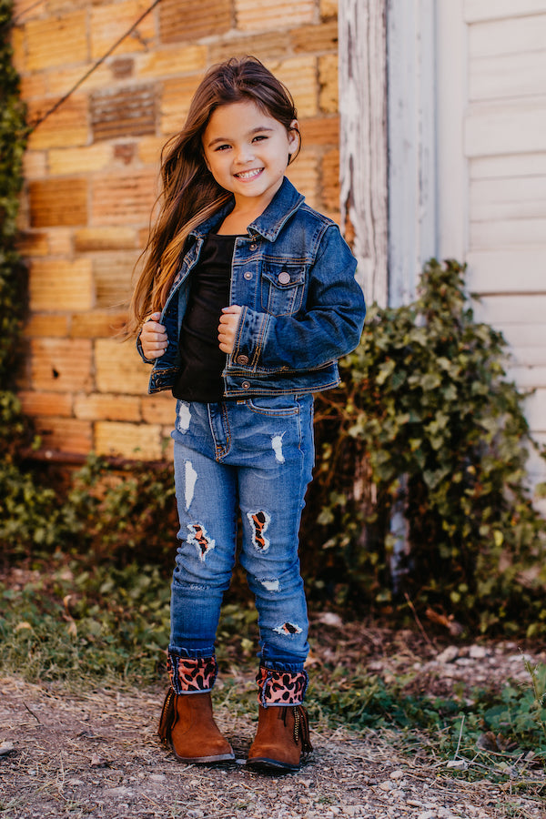 Leopard Patch Boyfriend Jean-Jeans-Branded Envy