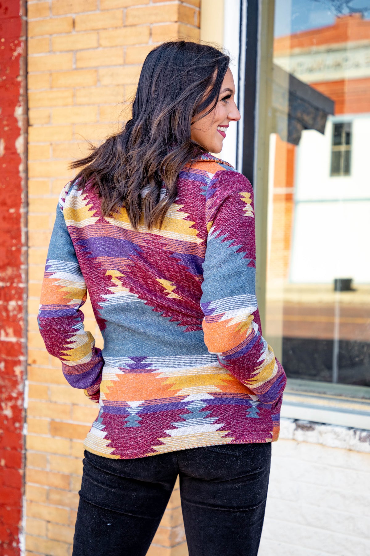 Sahara Wool Jacket - Wine-Jacket-Branded Envy