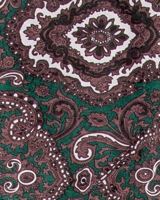 100% Silk Wild Rag Cowboy, Jaquard, Paisley-Scarf-Branded Envy