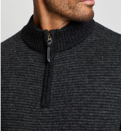 Men's Shetland 1/4 Zip Sweater-Men's Sweaters-Branded Envy