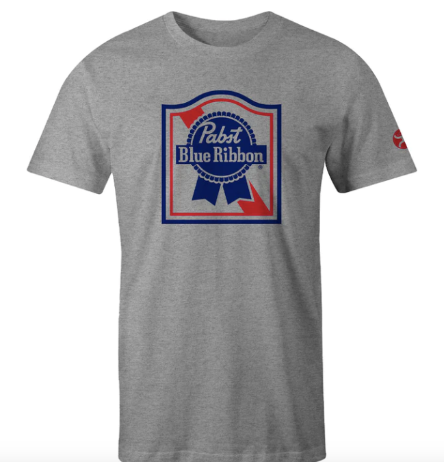 Pabst Blue Ribbon Graphic Tee-Graphic Tee-Branded Envy