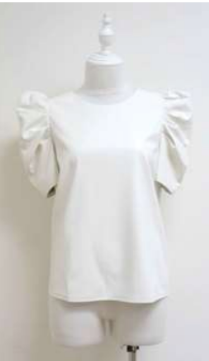 O'Hara Faux Leather Top-Fashion Top-Branded Envy