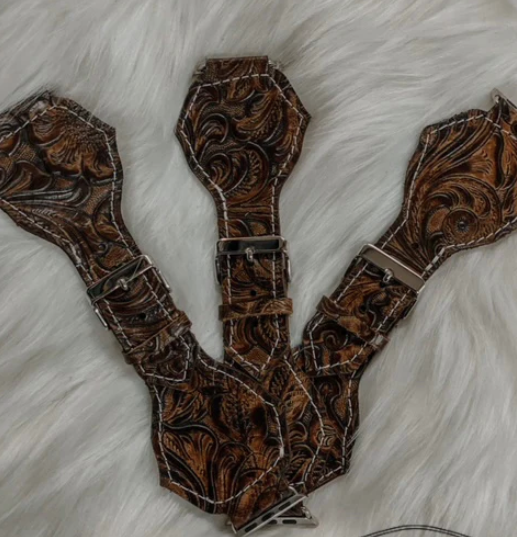 Cowhide &amp; Leather Apple Watch Band-watch bands-Branded Envy