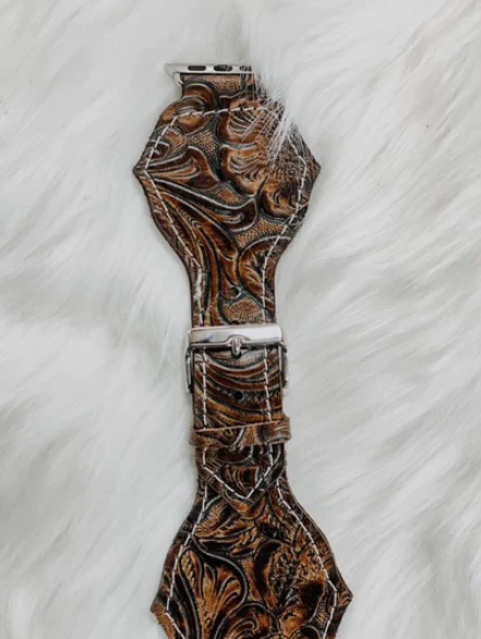Cowhide &amp; Leather Apple Watch Band-watch bands-Branded Envy