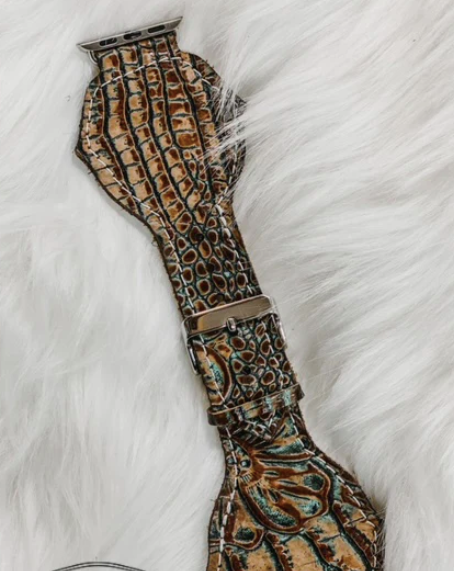 Cowhide &amp; Leather Apple Watch Band-watch bands-Branded Envy