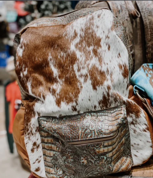 Cowhide Backpack