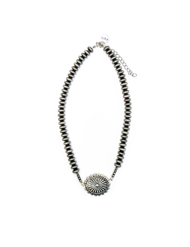 Disc Necklace W/Concho-Necklace-Branded Envy