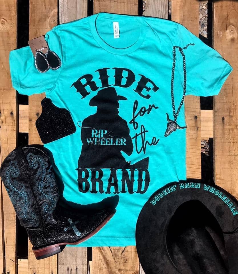 Ride for the brand turquoise Graphic-Graphic Tee-Branded Envy