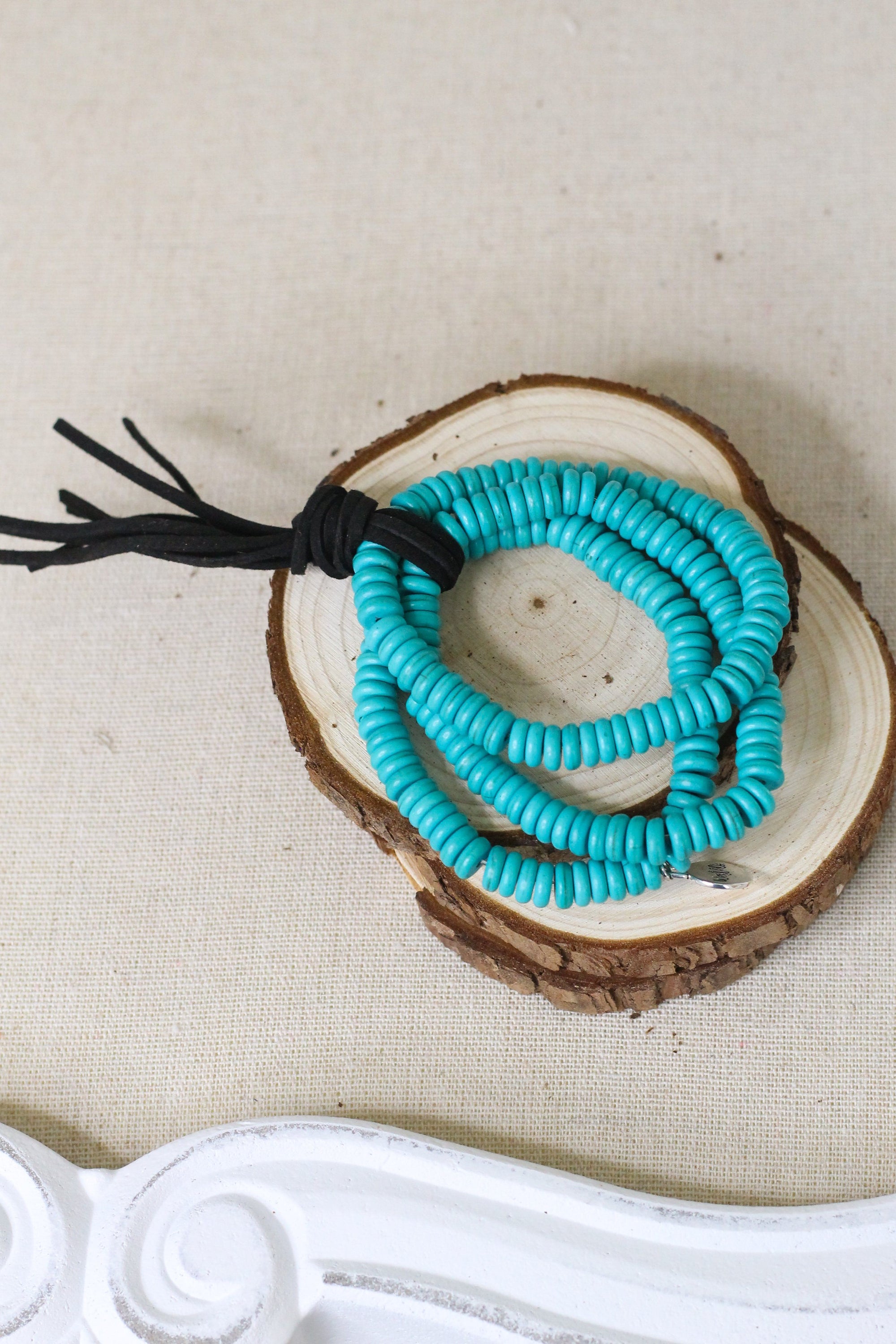 3 Strand Turquoise Bracelet Stack-Branded Envy