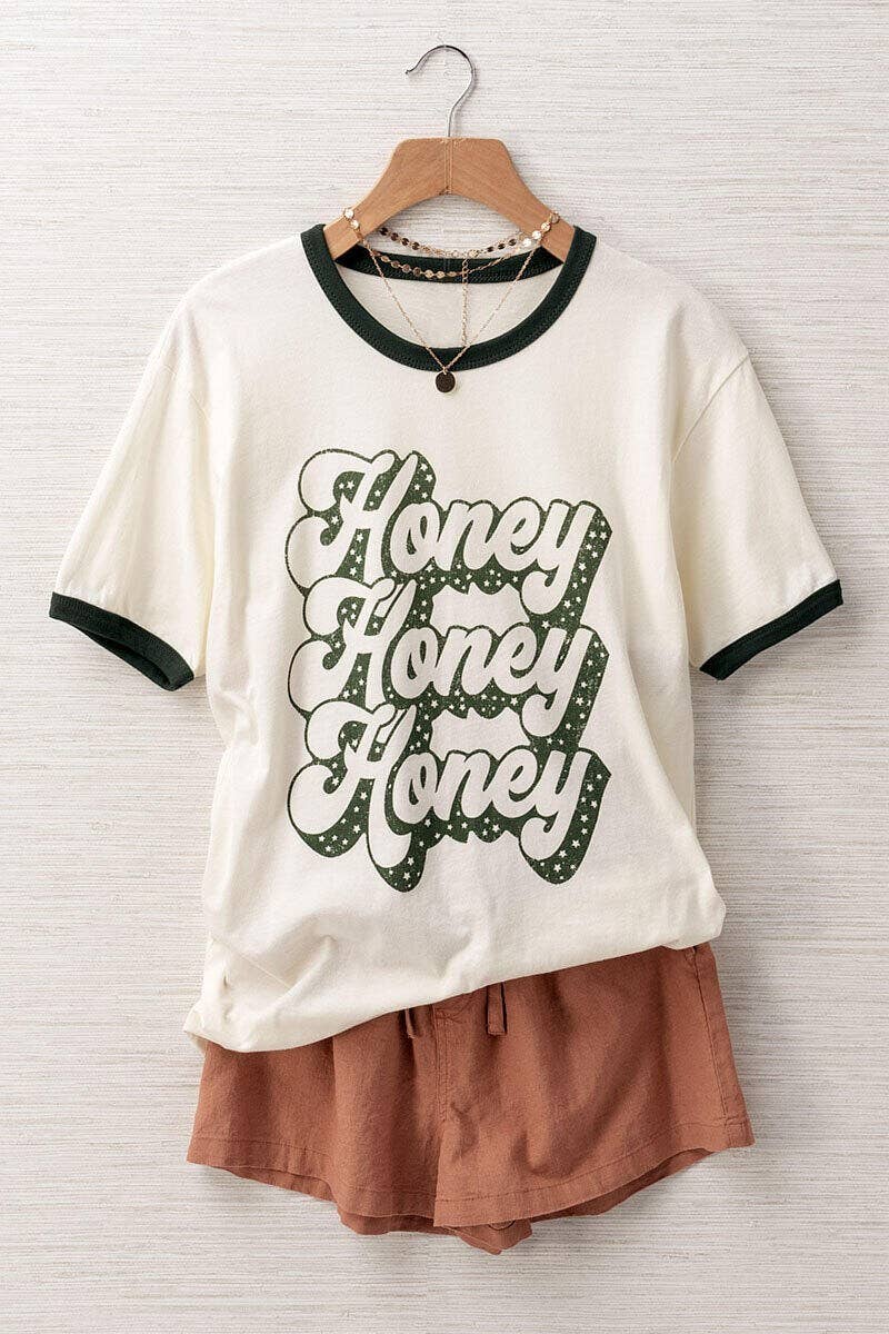 Honey Graphic Tee-Graphic Tee-Branded Envy