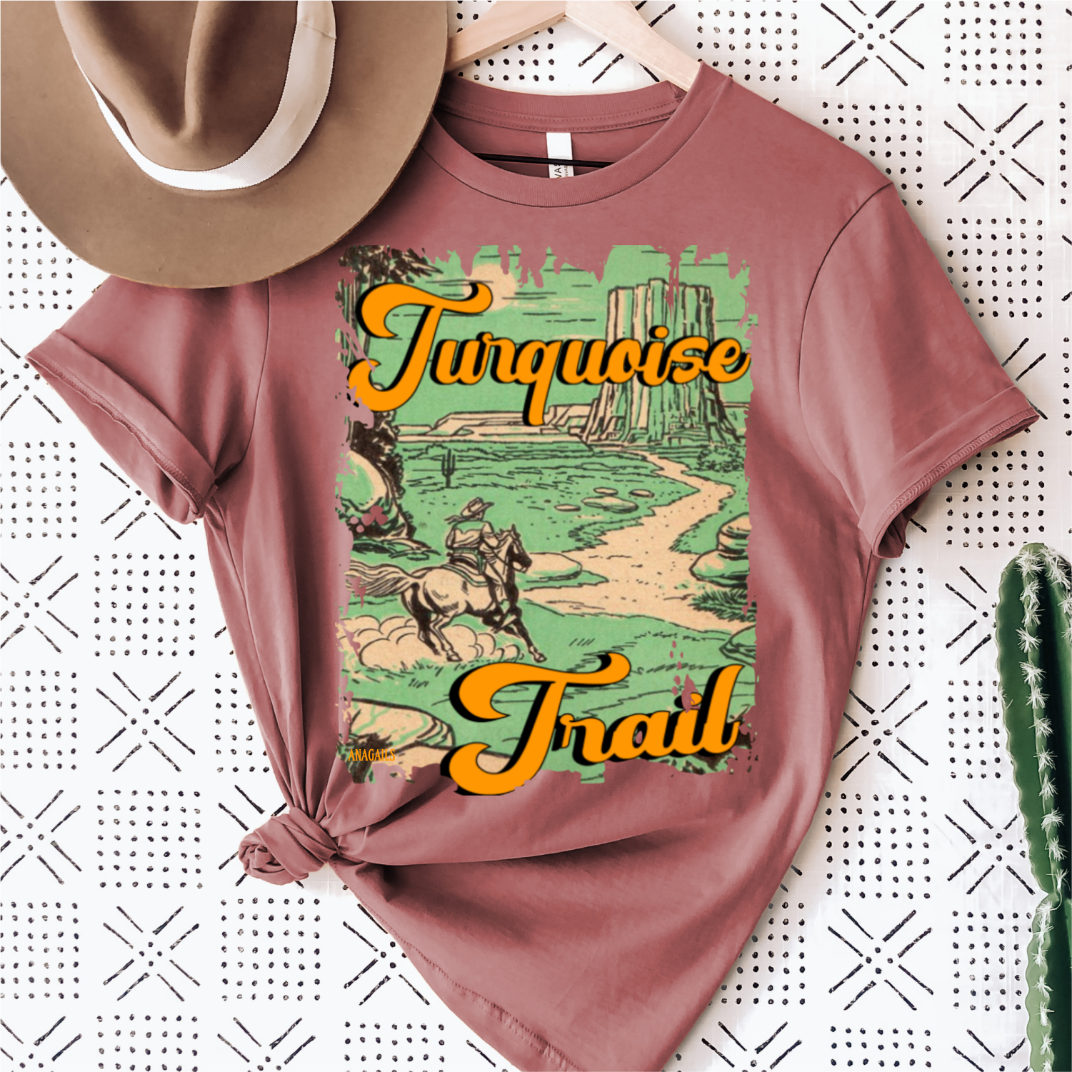 Turquoise Trail-Graphic Tee-Branded Envy