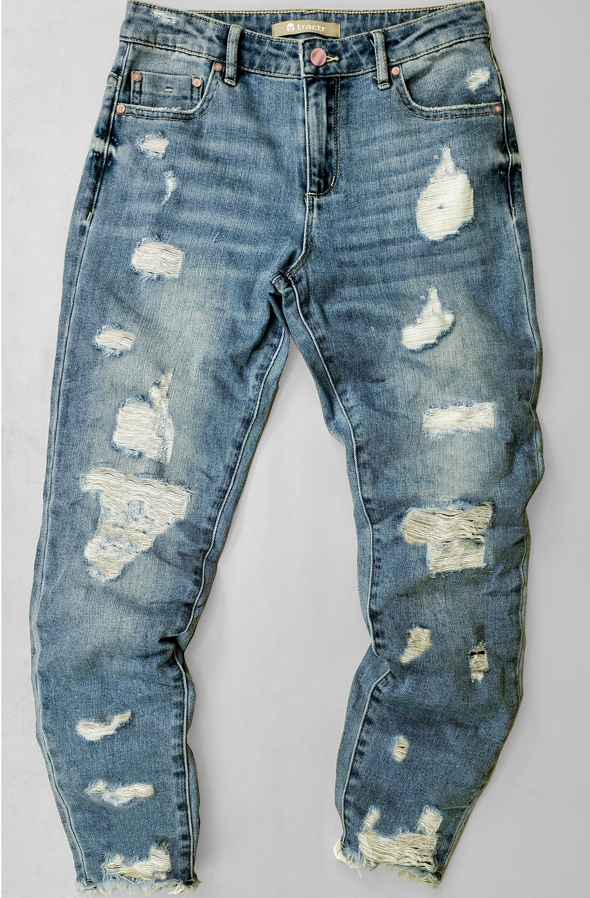Destructed Weekender Tween Denim-tween-Branded Envy