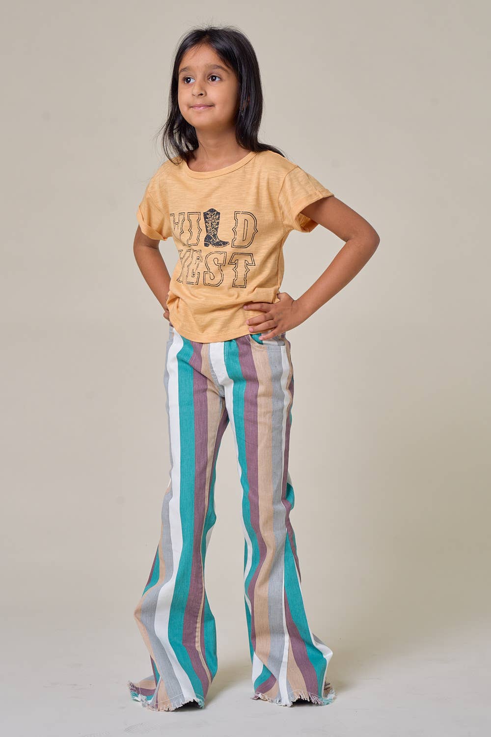 Kamea Kids Multi Striped Flare-Kids Fashion-Branded Envy