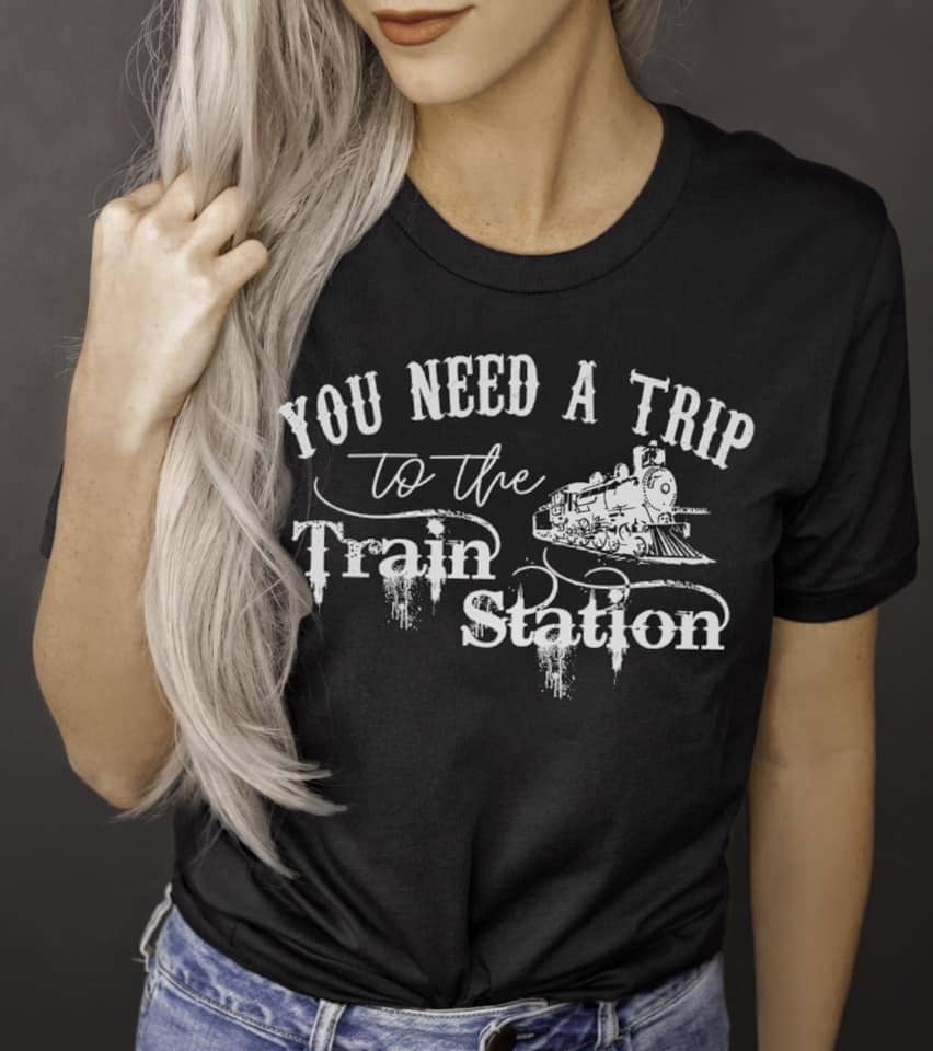 You need a trip to the train station Graphic-graphic tee-Branded Envy