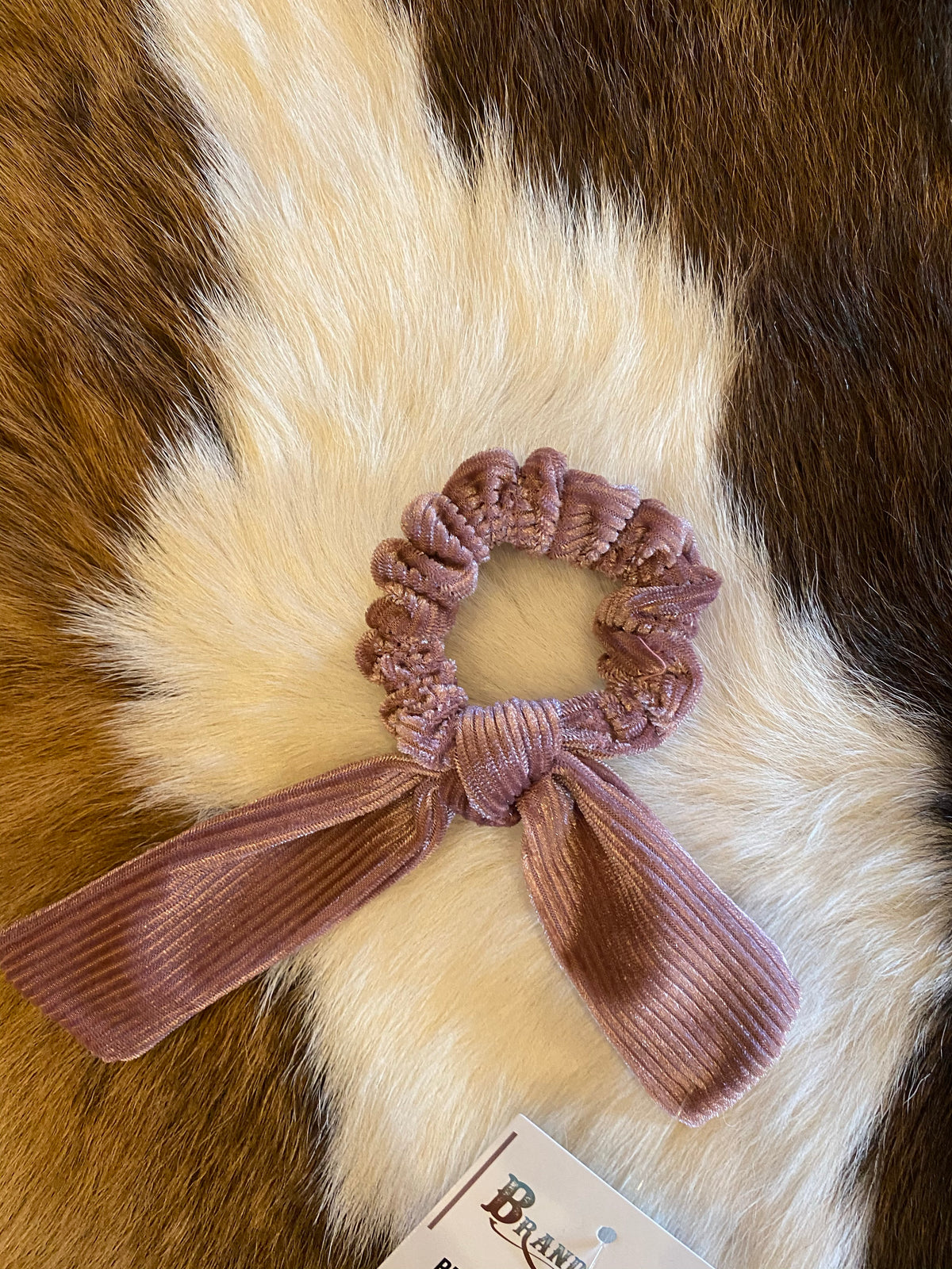 Hair scrunchies with tie-Accessory-Branded Envy