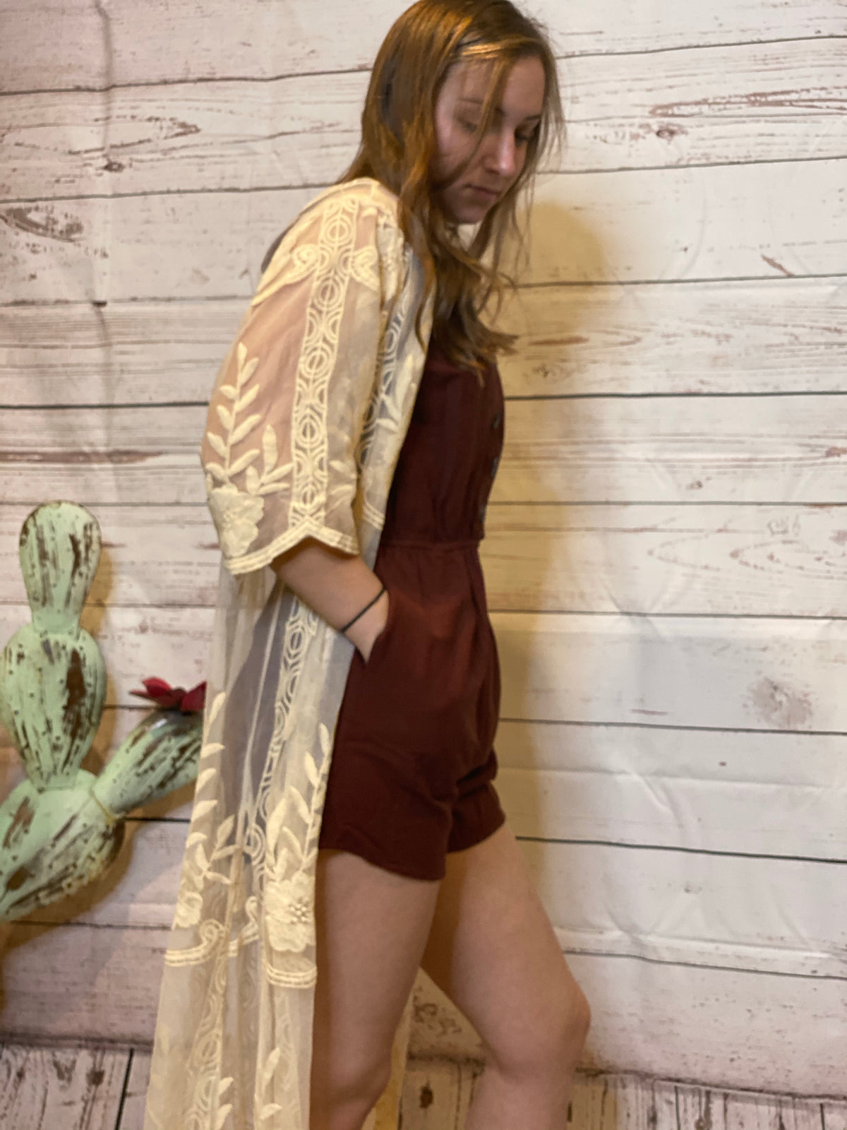 Chesney Romper - Chesnut-Romper-Branded Envy