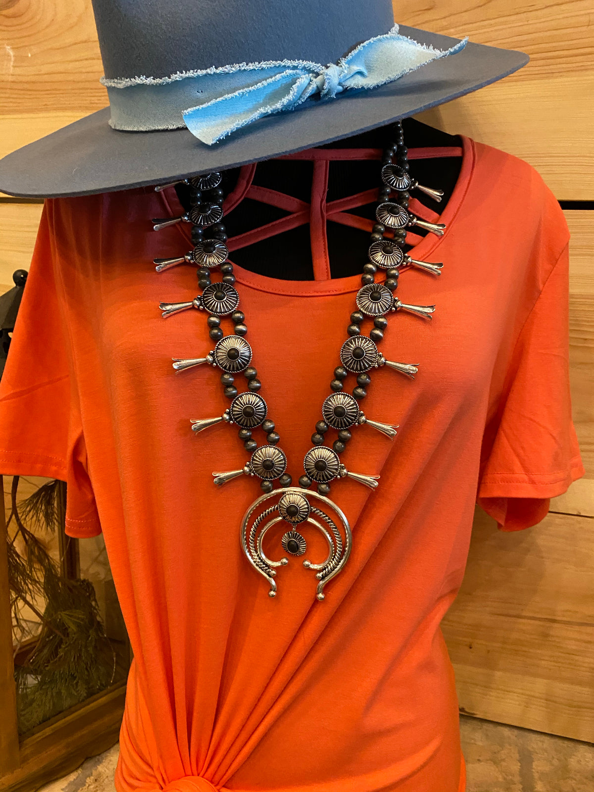 Coral Basic Caged Neck Tee-Basic Top-Branded Envy