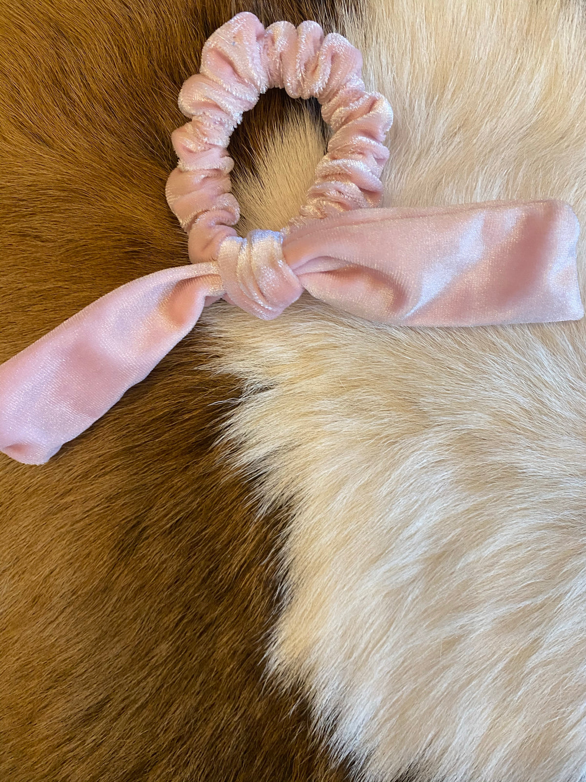 Hair scrunchies with tie-Accessory-Branded Envy