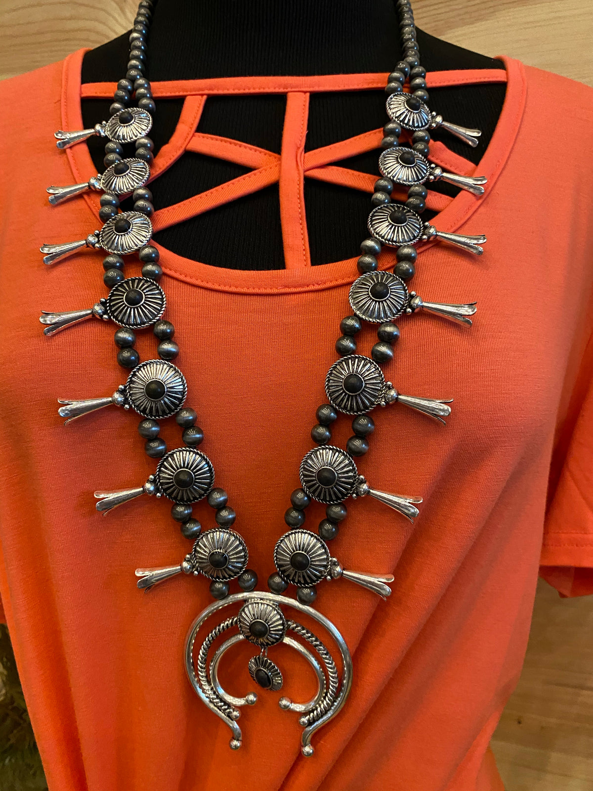 Coral Basic Caged Neck Tee-Basic Top-Branded Envy