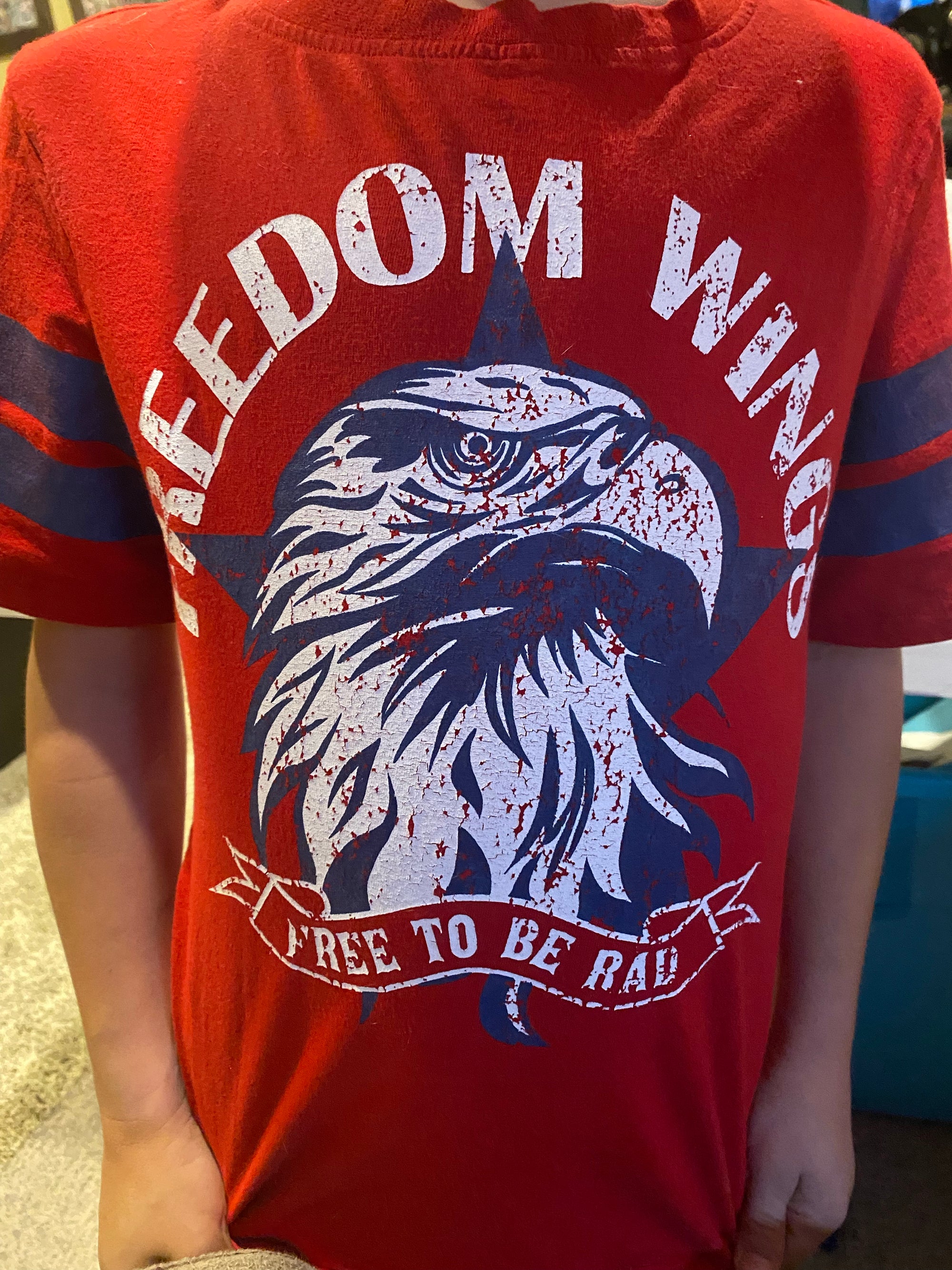 Freedom Wings Eagle Boys' Tee-Kids Tee-Branded Envy