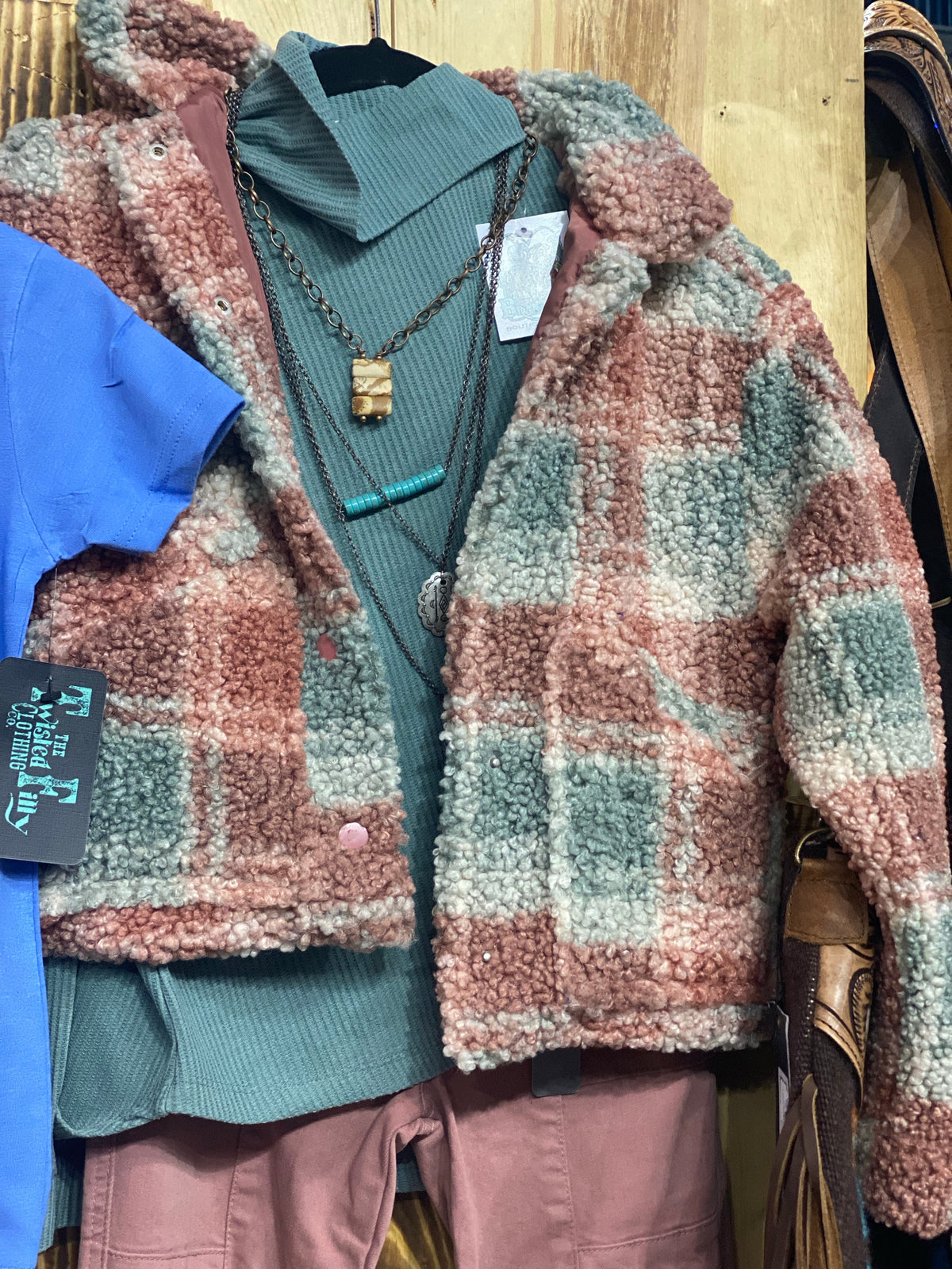 Green LS Turtle Neck-tween-Branded Envy