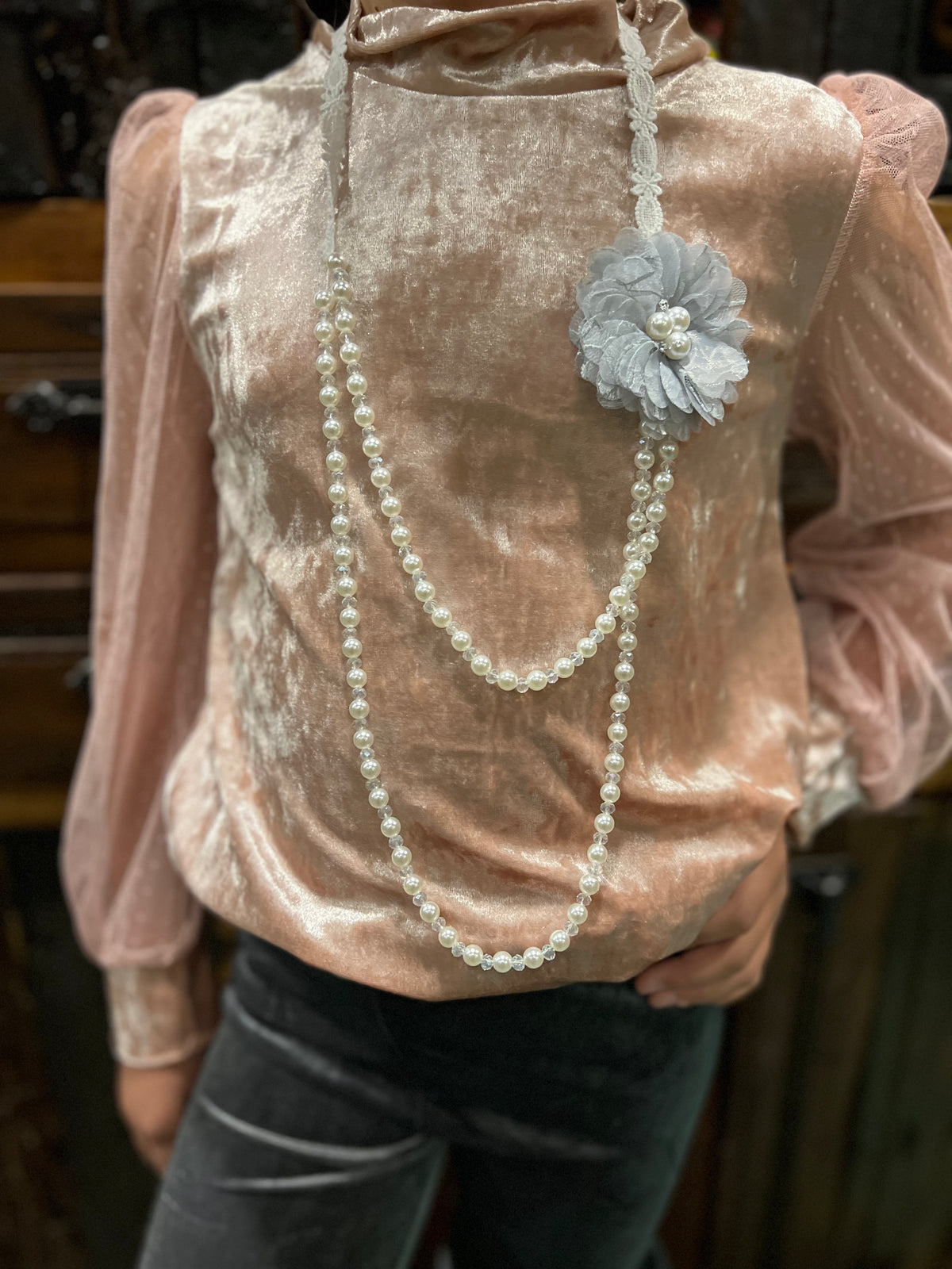 Tween Pink Velvet Top-Kids Fashion-Branded Envy