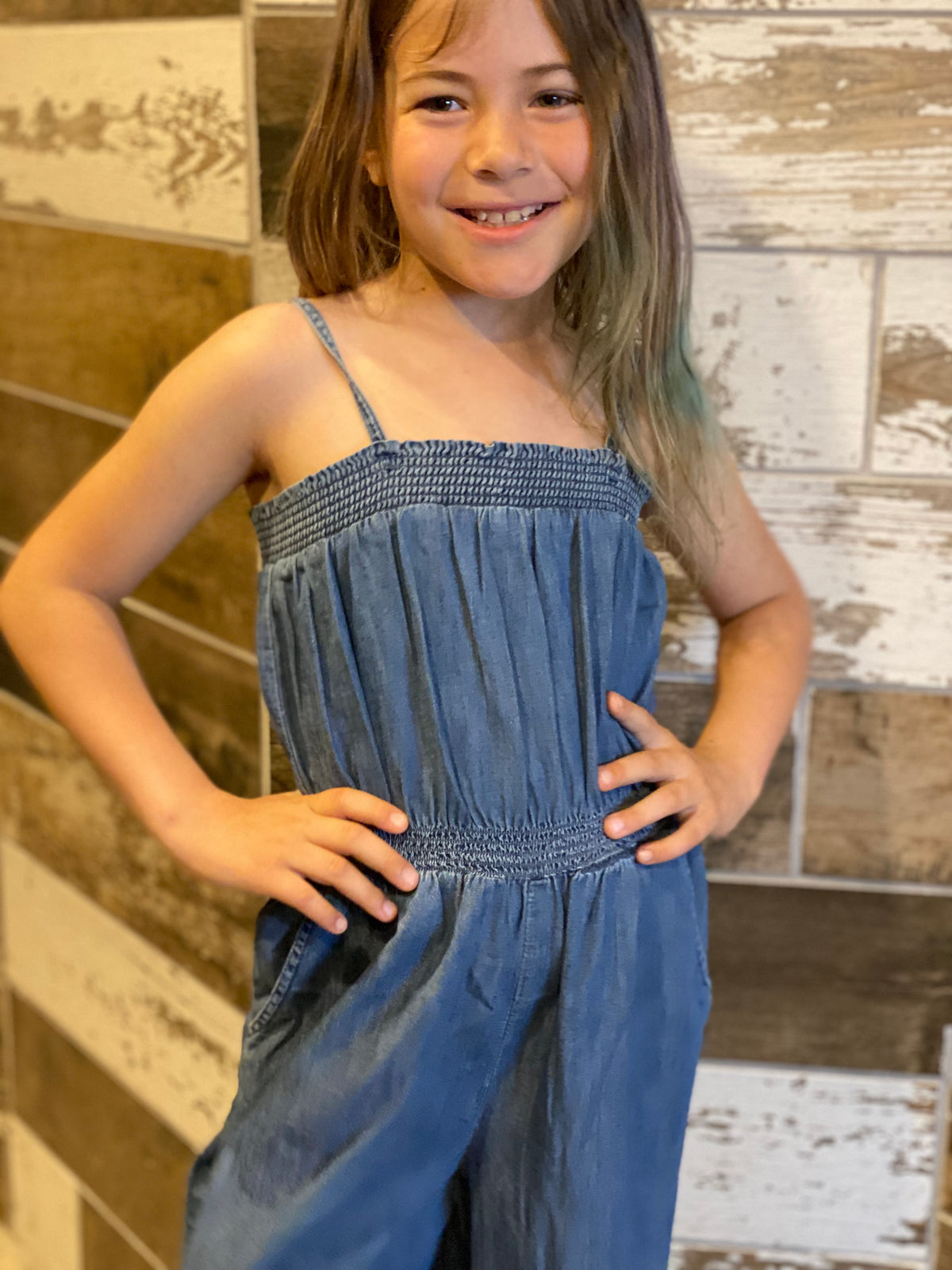 Dara Denim Jumpsuit-Jumpsuit-Branded Envy