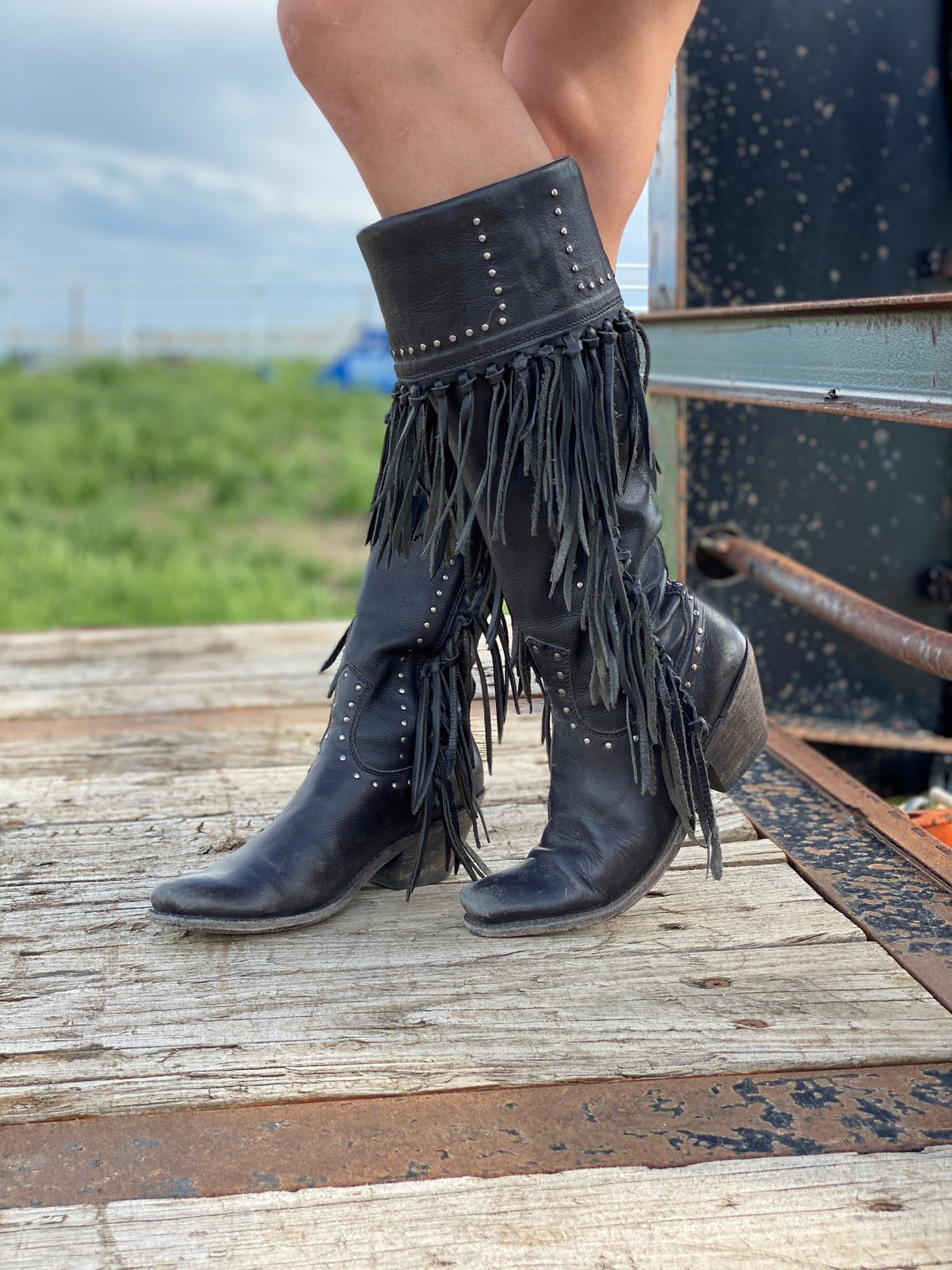Brianna Liberty Fringe Boots-Boots &amp; Shoes-Branded Envy
