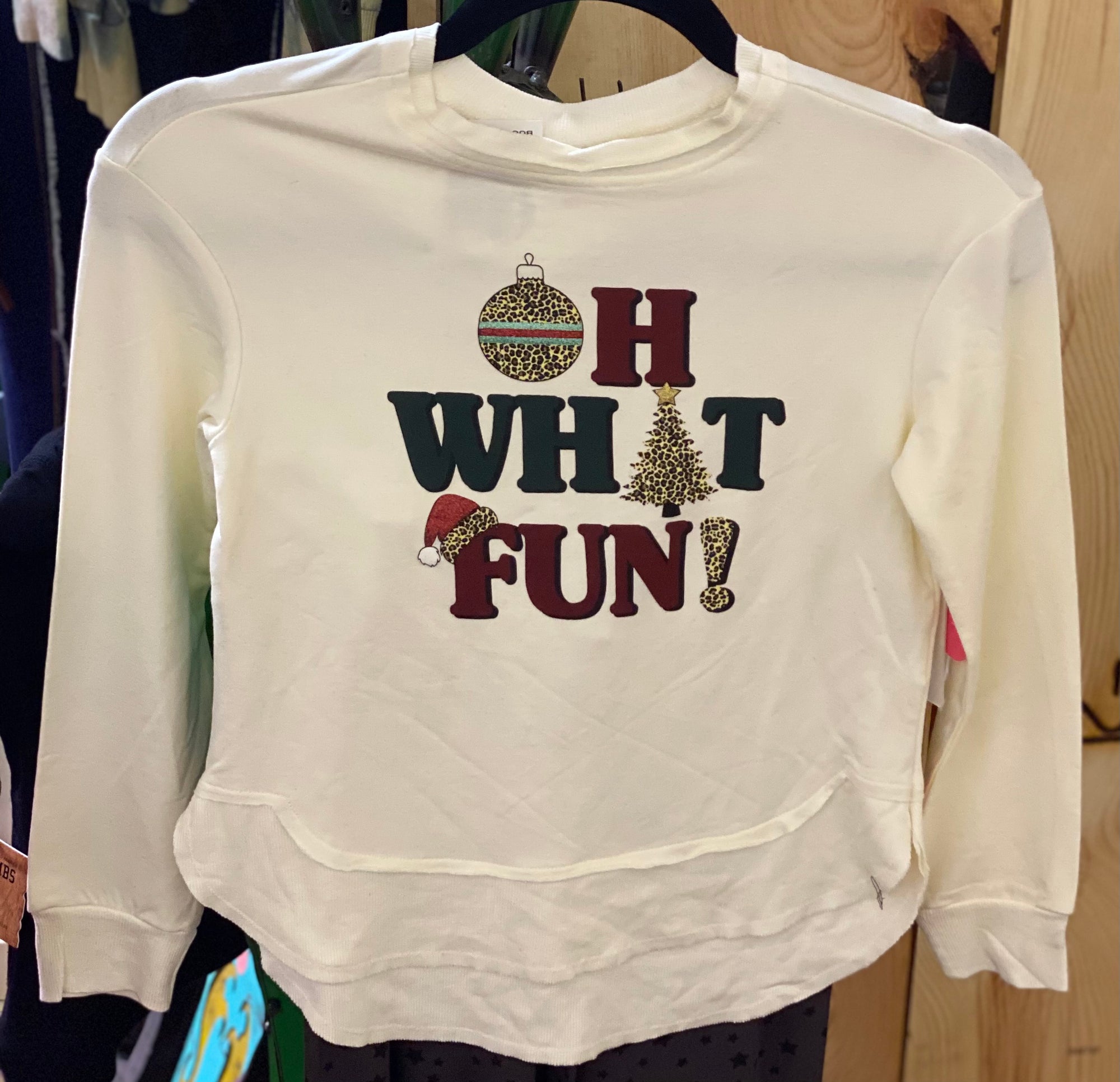 "Oh What Fun" Sweatshirt-tween-Branded Envy