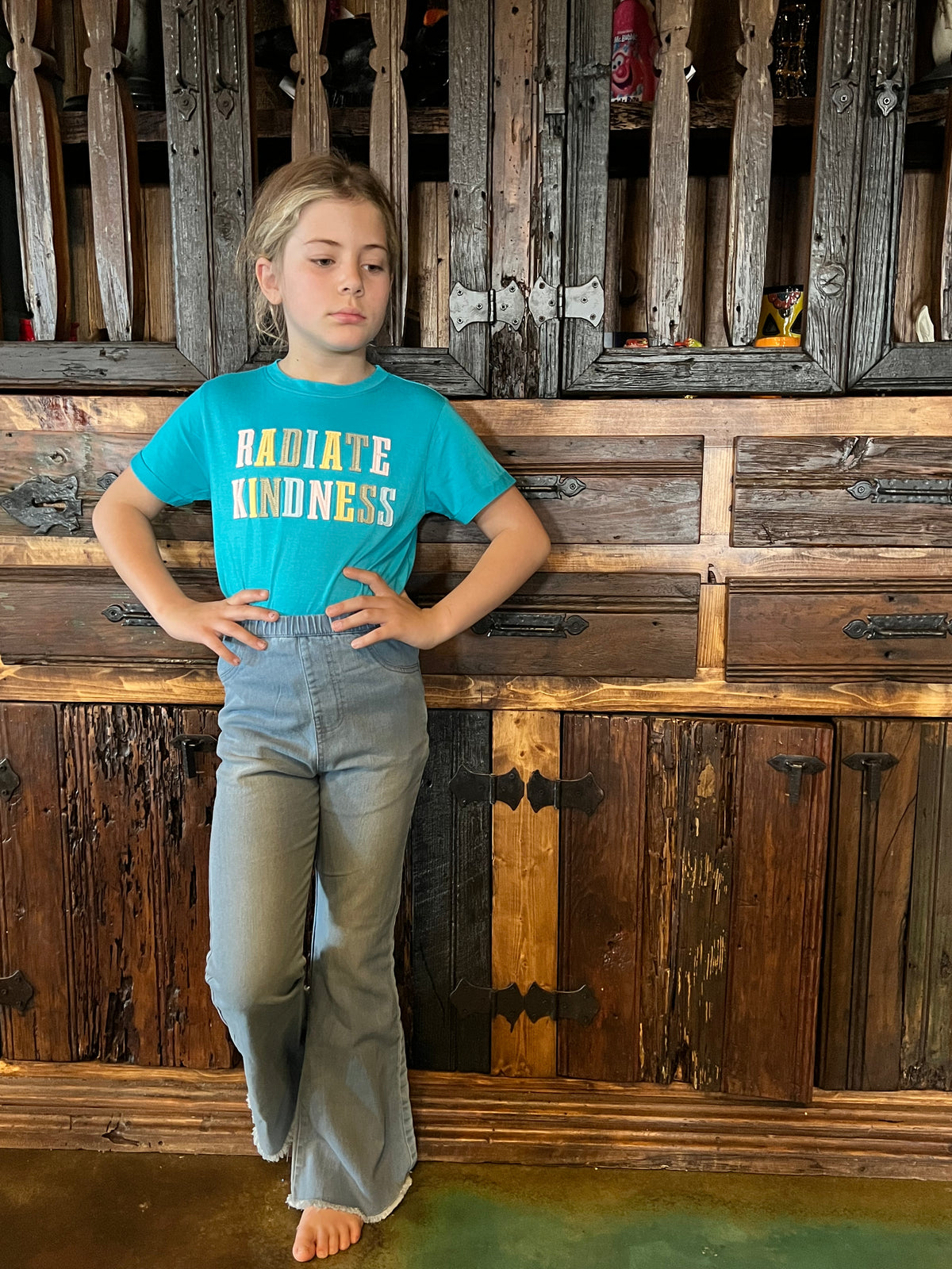 Radiate Kindness Tween Graphic Tee-tween-Branded Envy