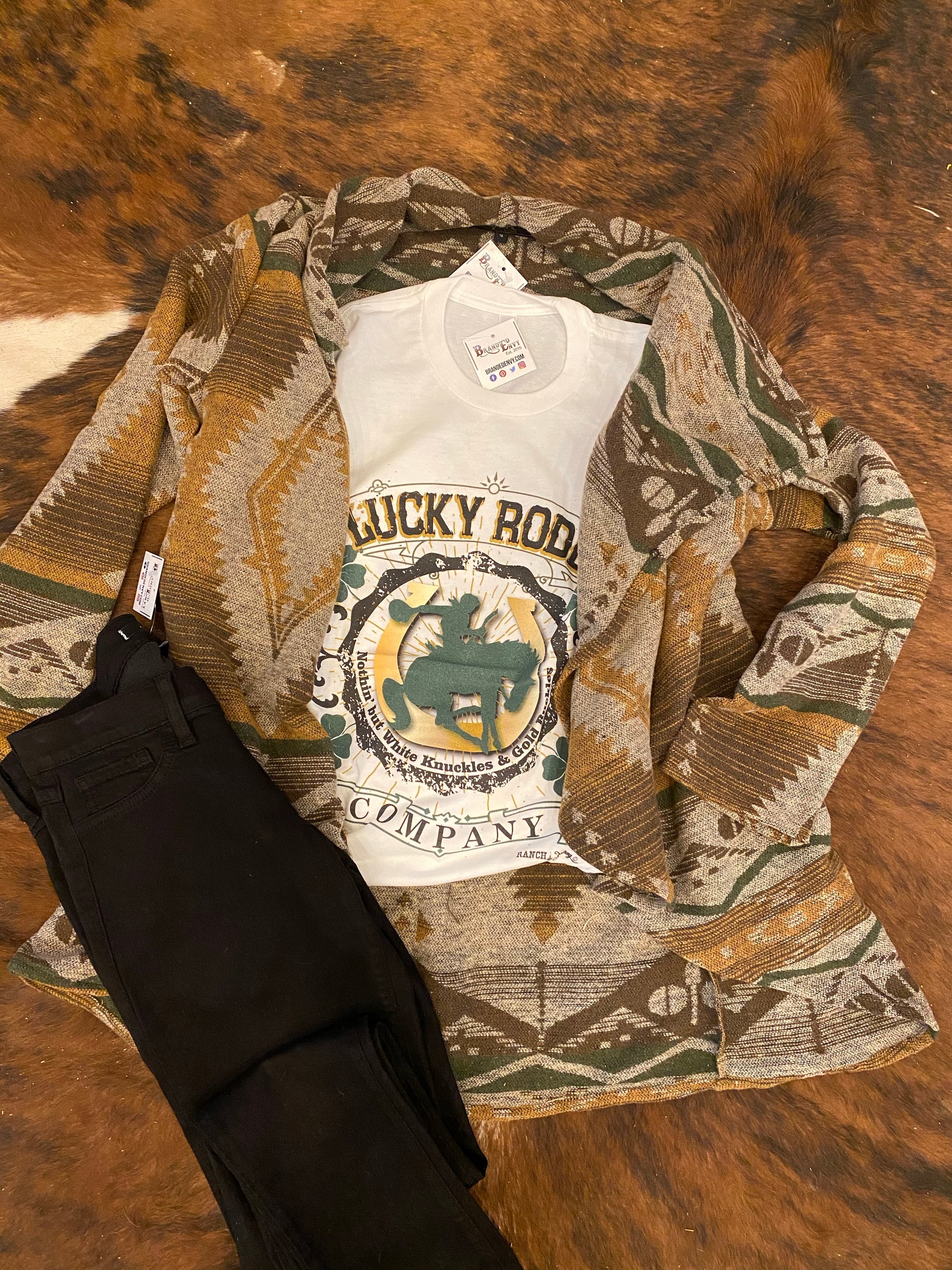 Lucky Rodeo Co Tee-graphic tee-Branded Envy