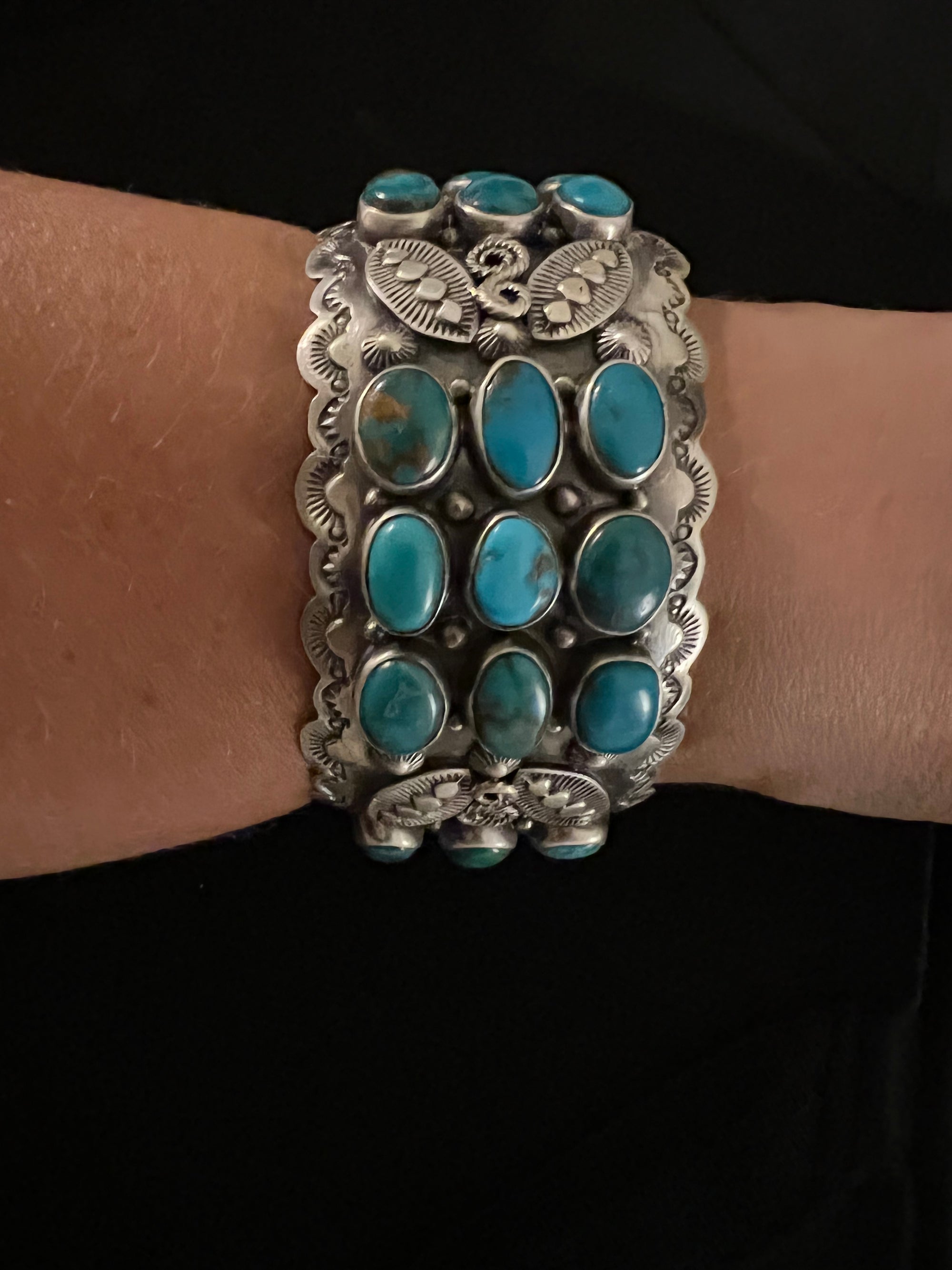 Allure Turquoise Cuff-Cuffs-Branded Envy