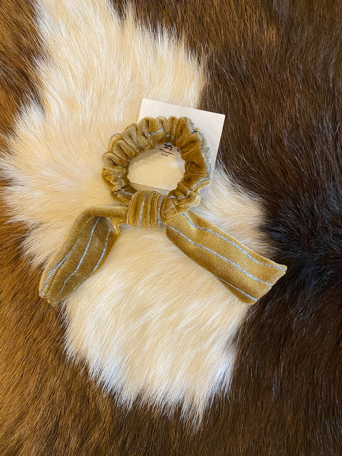 Hair scrunchies with tie-Accessory-Branded Envy