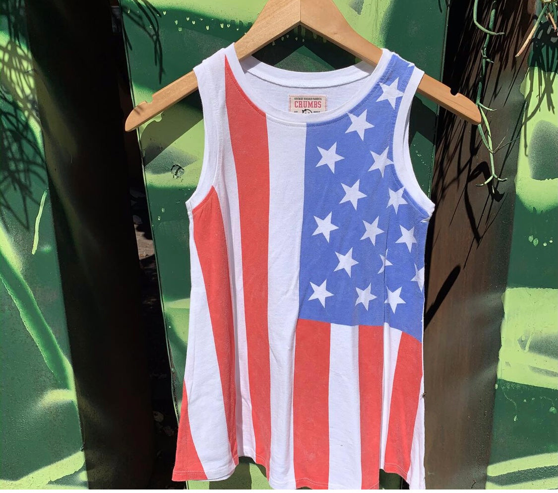 American Flag Tank-Kids Tee-Branded Envy